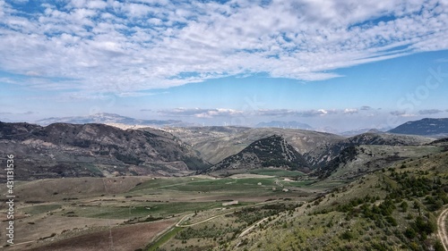 landscape with mountains