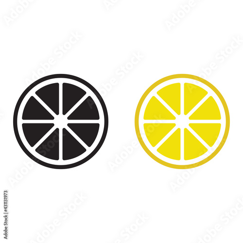 lemon vector icon