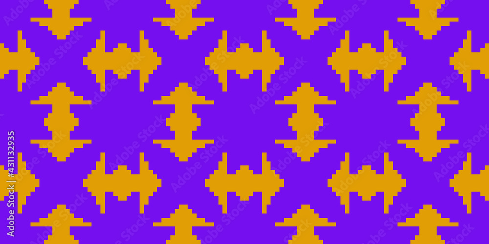 Pixel vector background seamless pattern. Abstract Mosaic Pixel vector background seamless pattern. Abstract Mosaic