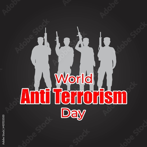 vector illustration for world anti terrorism day