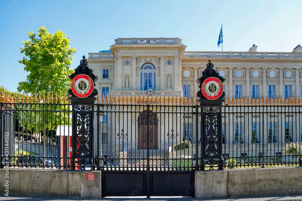 Obraz premium Ministère des affaires étrangères, quai d'Orsay à Paris