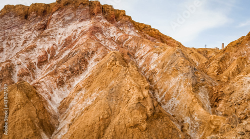 Details of the abandoned Mines of Mazarrón. Murcia region. Spain photo