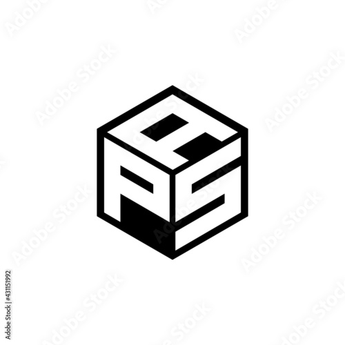 PSA letter logo design with white background in illustrator, vector logo modern alphabet font overlap style. calligraphy designs for logo, Poster, Invitation, etc.	
