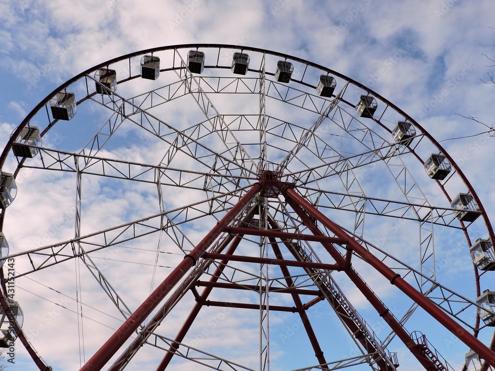 ferris wheel against sky ferris wheel against sky