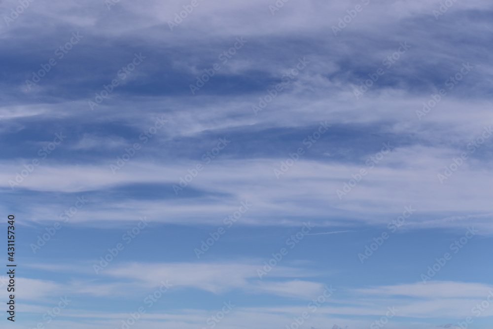 blue sky with White cloud background
