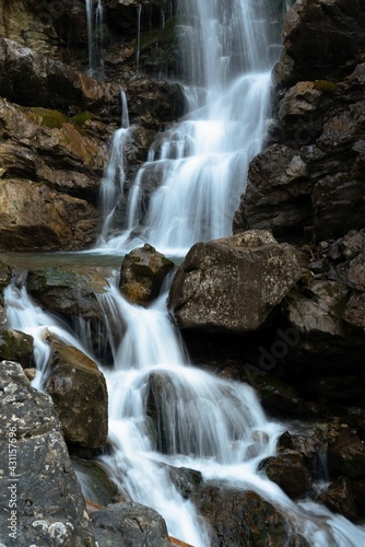Waterfalls in the bavarian mountain