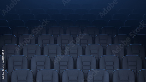 Wallpaper Mural The rows of chairs in the auditorium. No people. Torontodigital.ca