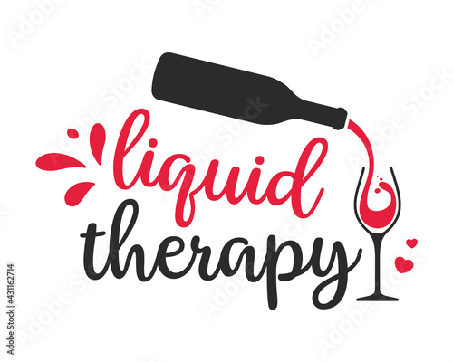 Wine bottle and wine glass icon with red liquid inside Isolated on white background.