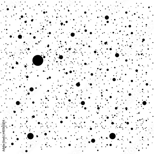Abstract random black dots pattern background 
Eps 10 stock vector illustration  photo