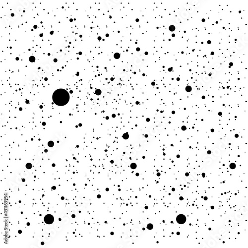 Abstract random black dots pattern background 
Eps 10 stock vector illustration 
