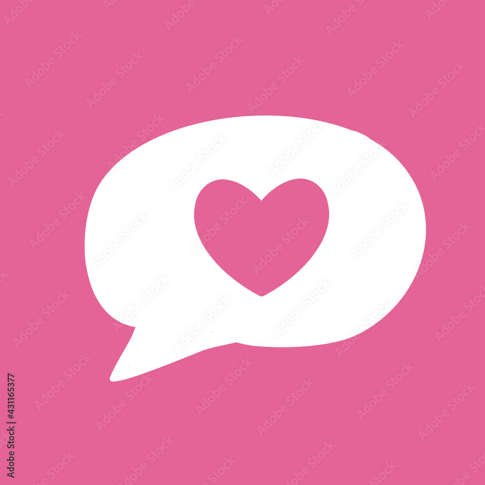 Heart dialog box. Icon for Highlights. Logo. Feedback. Conversation icon
