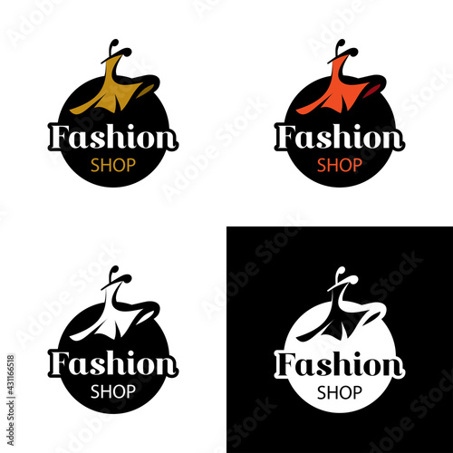 vector set logo girls style sketch model