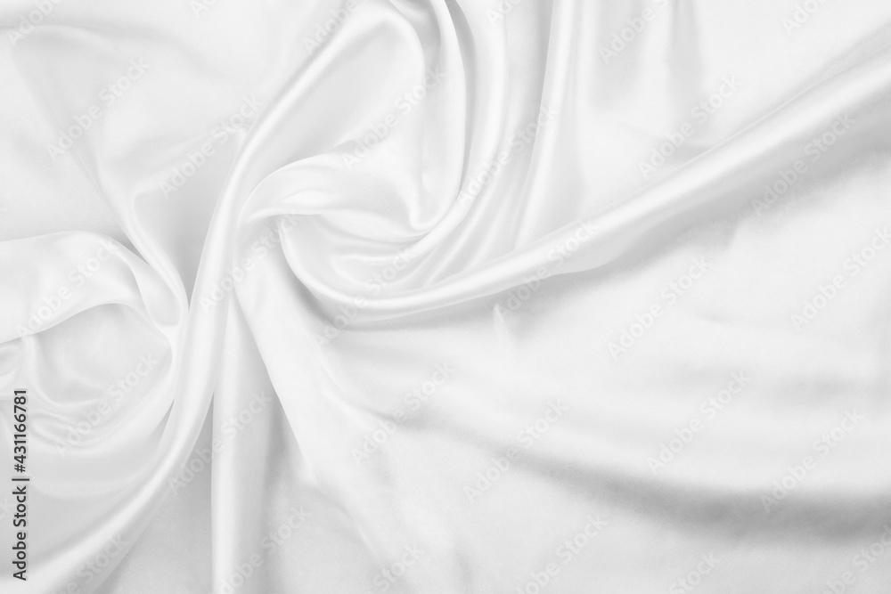 Obraz premium white background, closeup texture of cloth
