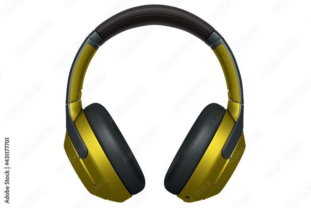 3D rendering of gaming headphones for cloud gaming and streaming
