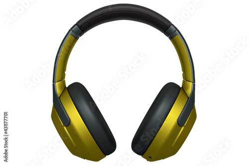 3D rendering of gaming headphones for cloud gaming and streaming