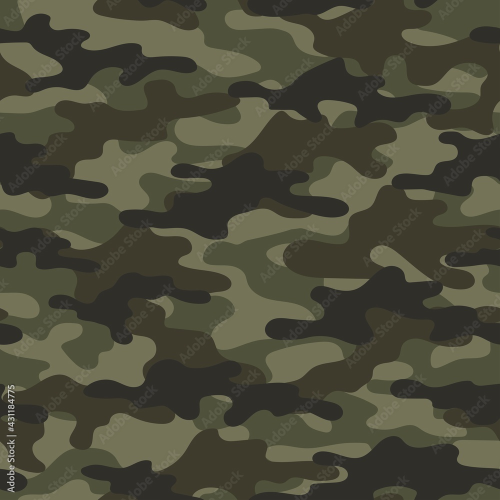 military camouflage. vector seamless print. army green camouflage for clothing or printing military camouflage. vector seamless print. army green camouflage for clothing or printing