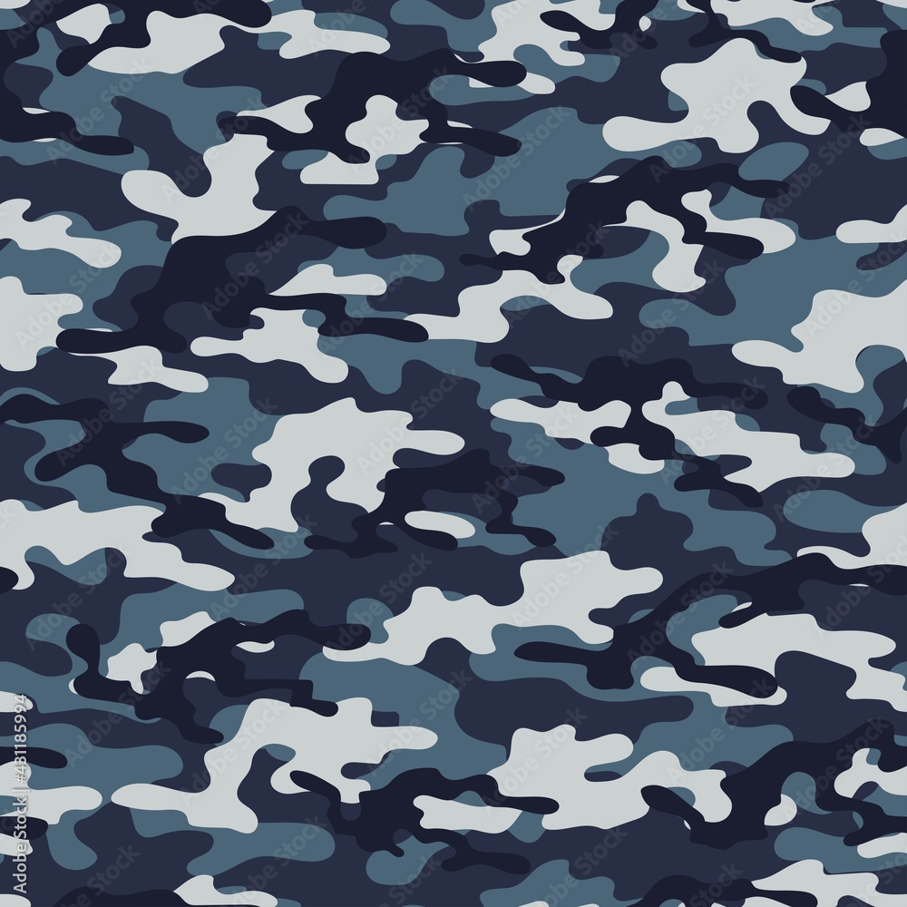 blue military camouflage print seamless vector pattern. green background .modern. blue military camouflage print seamless vector pattern. green background .modern.
