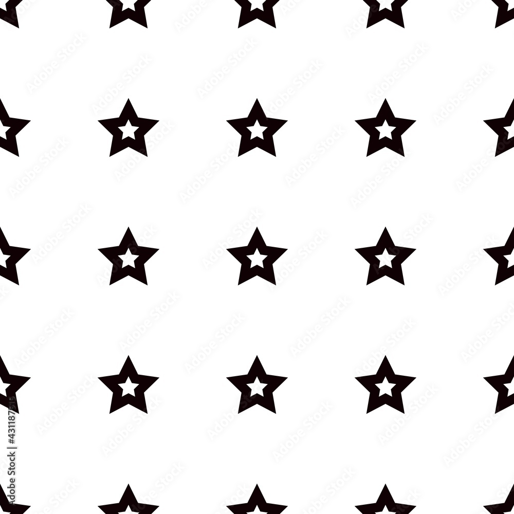 star print, vector seamless pattern for clothing or print star print, vector seamless pattern for clothing or print