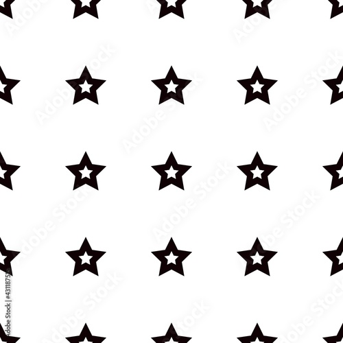 star print  vector seamless pattern for clothing or print