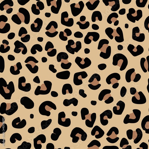 leopard print, seamless pattern leopard color, for clothing or print