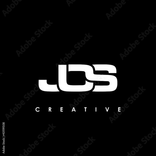 JOS Letter Initial Logo Design Template Vector Illustration photo