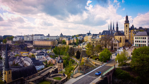 City of Luxemburg from above - aerial photography