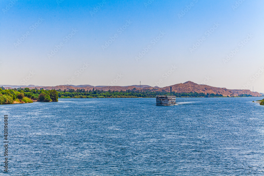 River Nile in Egypt. Life on the River Nile