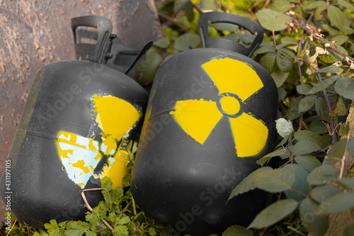 Radioactive waste thrown out as garbage