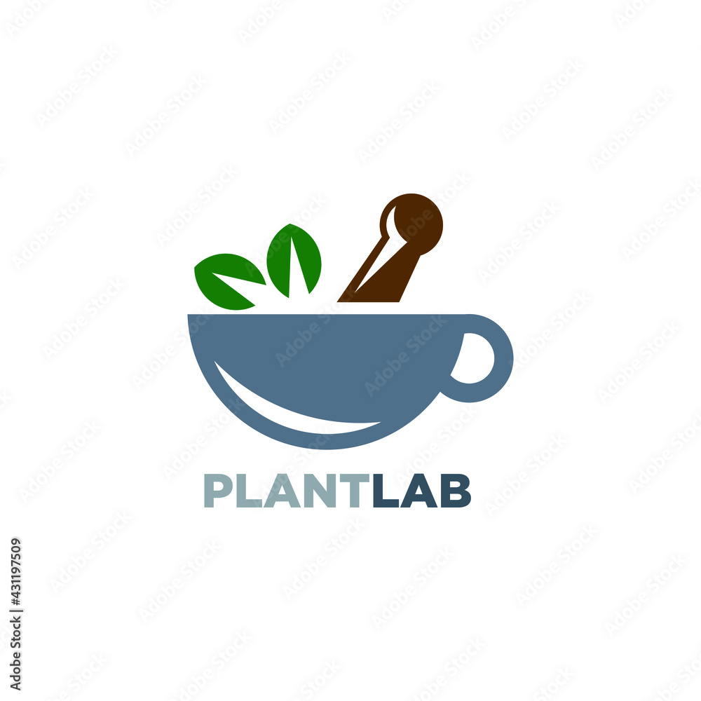 Plant medicine logo design with geometry Plant medicine logo design with geometry