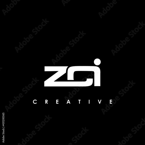 ZCI Letter Initial Logo Design Template Vector Illustration photo