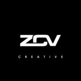 ZCV Letter Initial Logo Design Template Vector Illustration