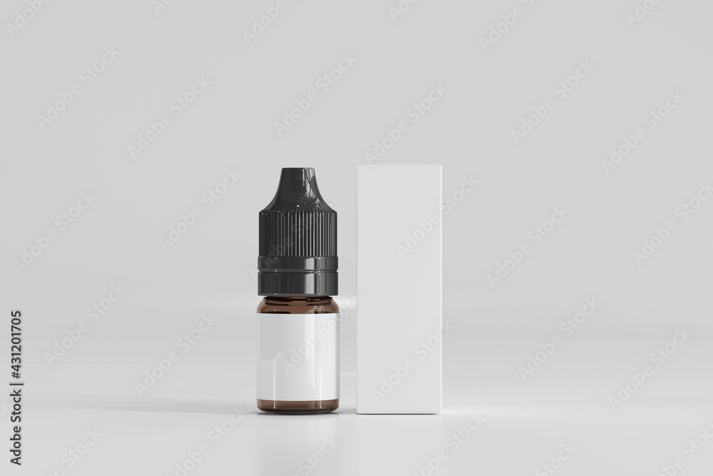 Unicorn Dropper Bottle and Box 3D Rendering Unicorn Dropper Bottle and Box 3D Rendering
