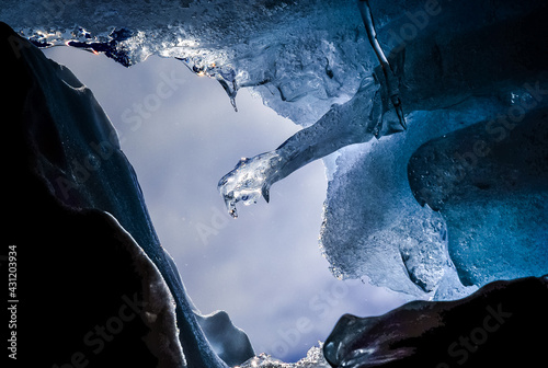 ice piece macro nature 