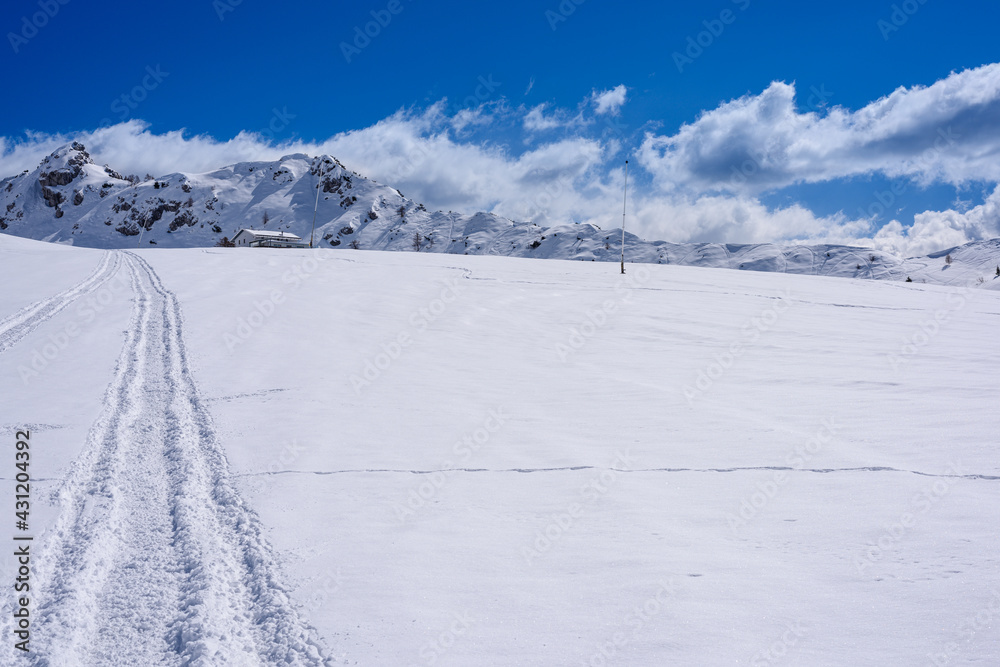 Piani di Bobbio in inverno, Barzio, Valsassina, Lecco