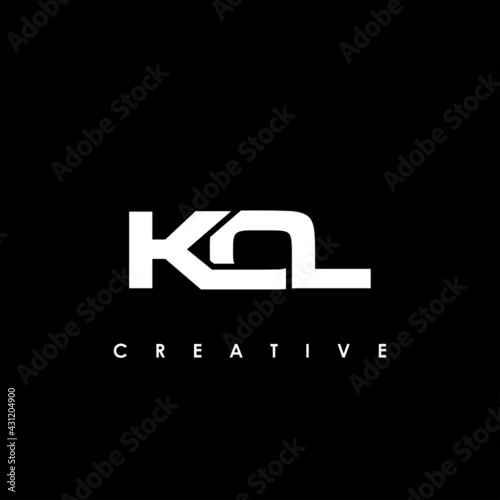 KOL Letter Initial Logo Design Template Vector Illustration