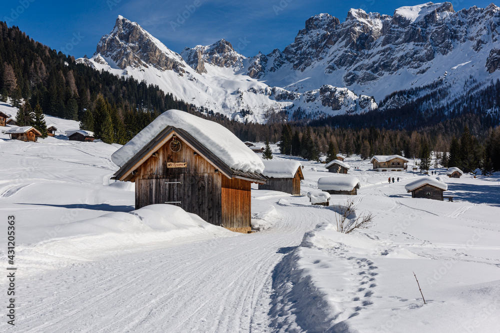 Valle San Nicolò, Dolomiti, Val di Fassa, Trentino Alto Adige