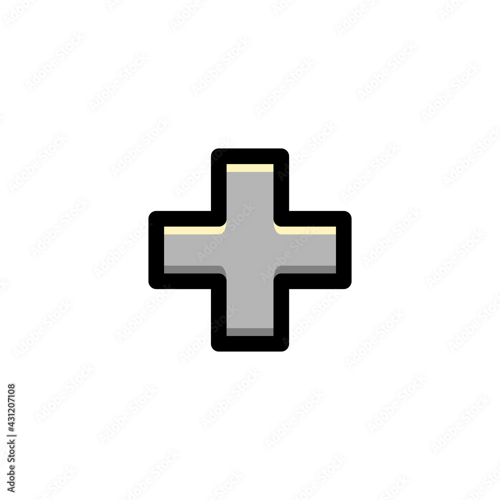 Add User Interface Outline Icon Logo Vector Illustration. Add User Interface Outline Icon Logo Vector Illustration.