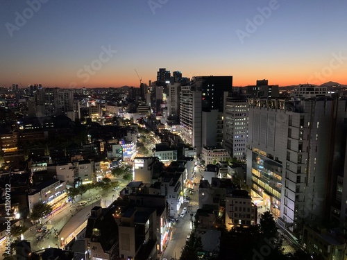 Photography Seoul, Hongdae - City at night - Nightlife district