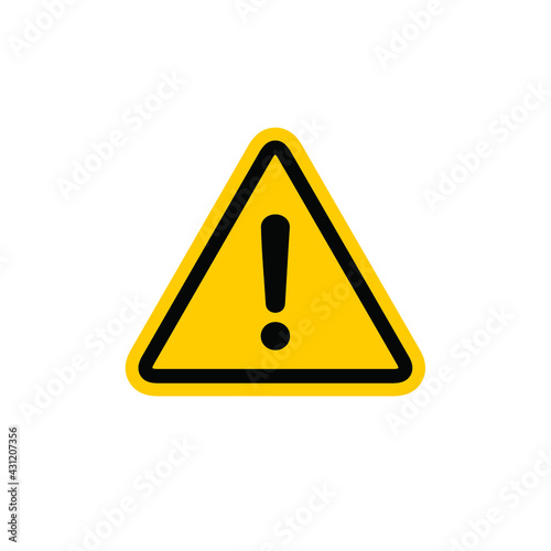Danger sign. Square, triangular, round format. Exclamation point. Hazard warning attention sign with exclamation mark symbols. Flat yellow, red, black vector. Risk sign. Внимание! Опасность!