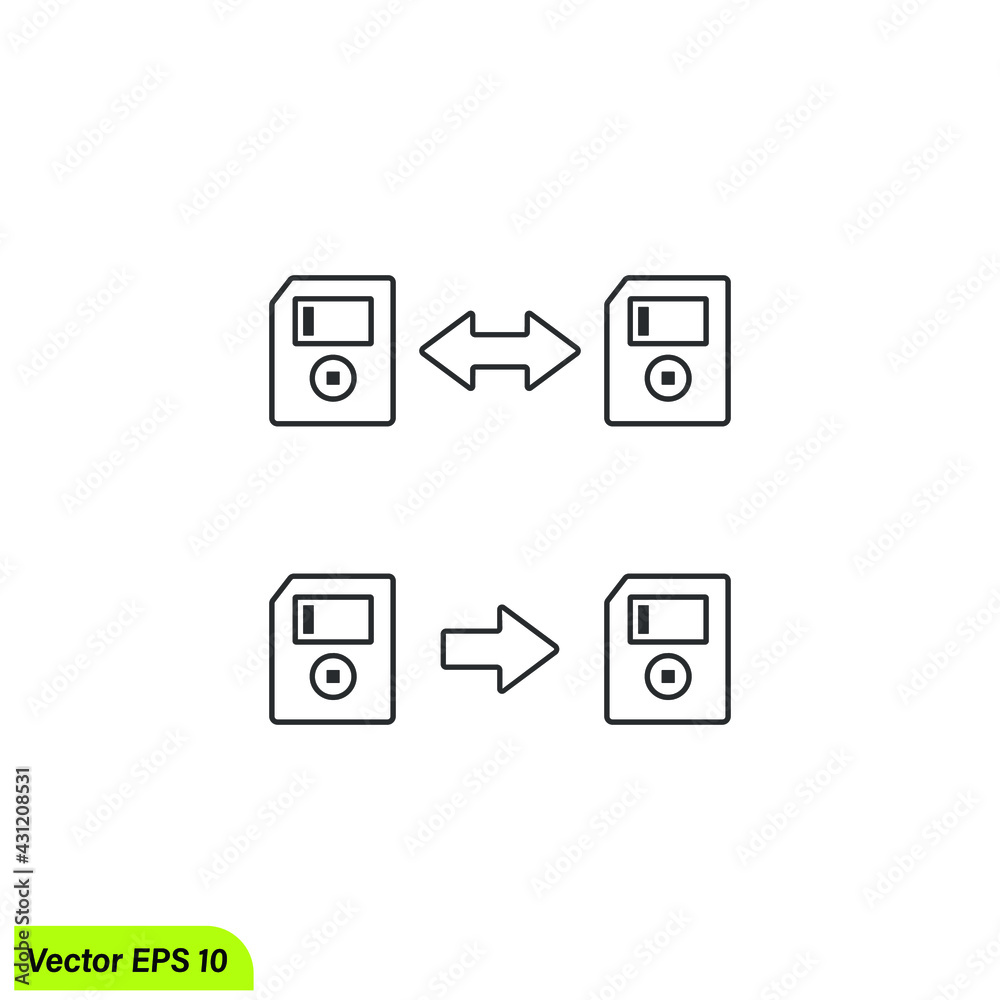 data transfer icon vector illustration simple design element data transfer icon vector illustration simple design element