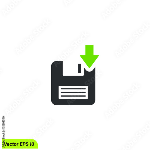 floppy disk icon vector illustration simple design element