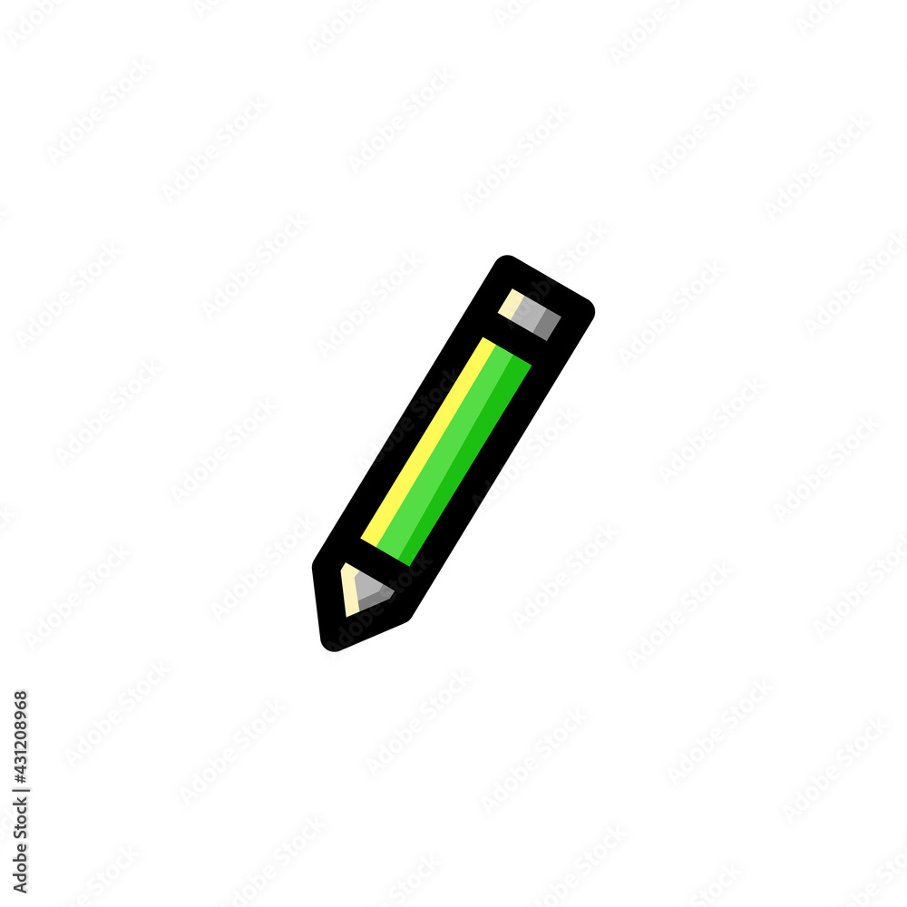 Pen User Interface Outline Icon Logo Vector Illustration. Pen User Interface Outline Icon Logo Vector Illustration.
