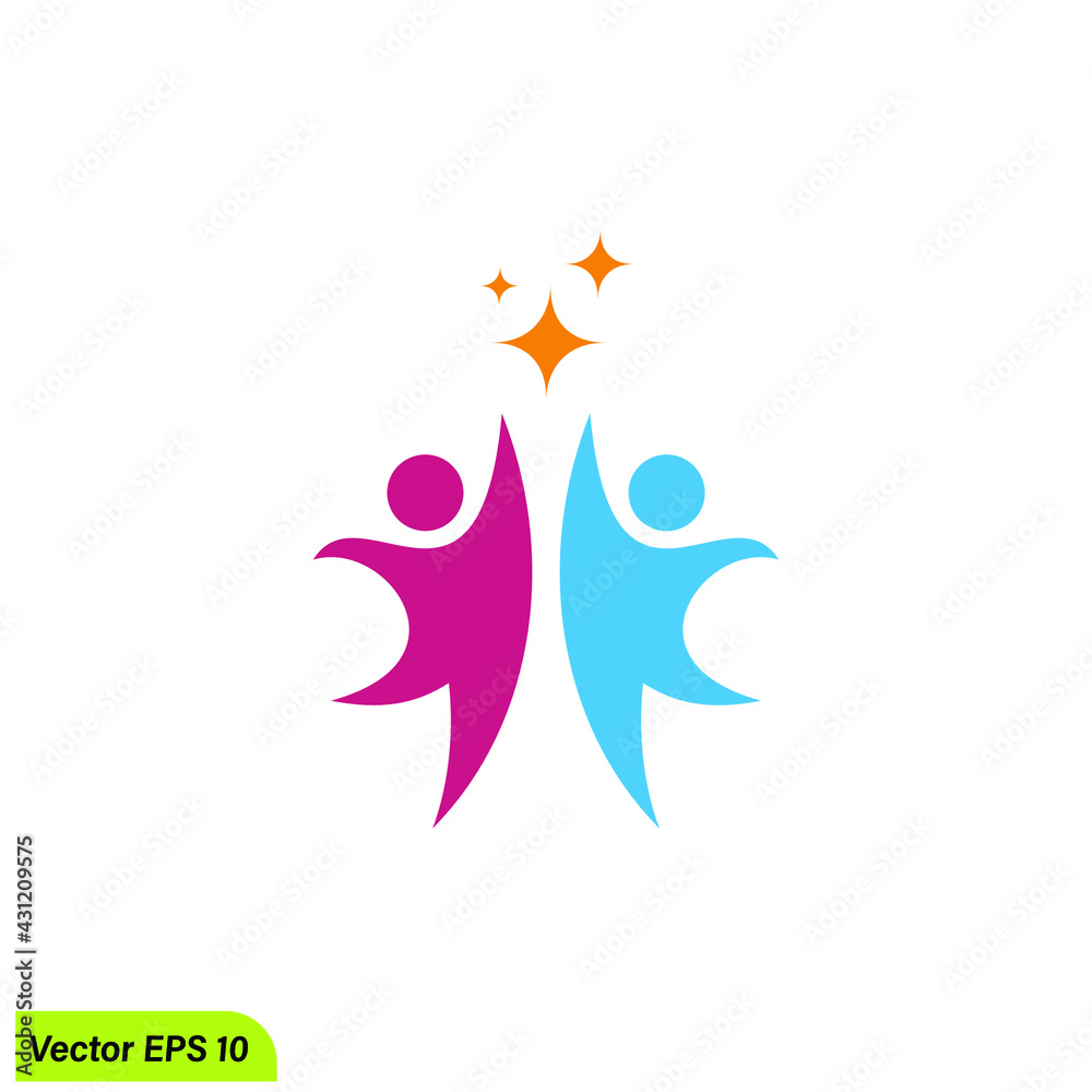happy people human shape simple design element happy people human shape simple design element
