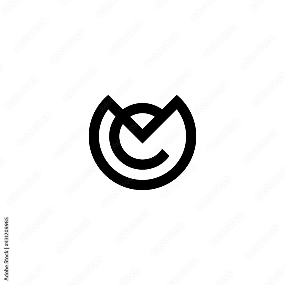 Initial letter MC logo vector design template Initial letter MC logo vector design template