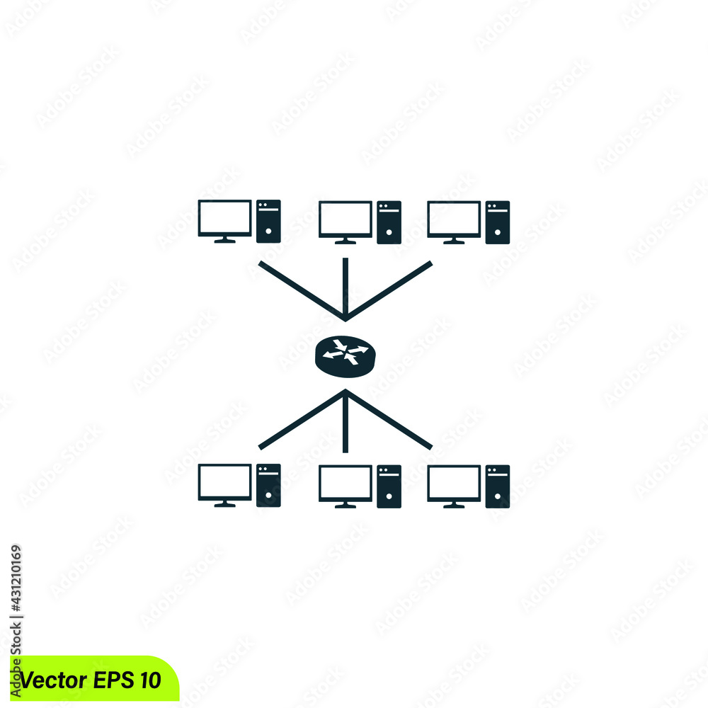 network topology simple design element network topology simple design element