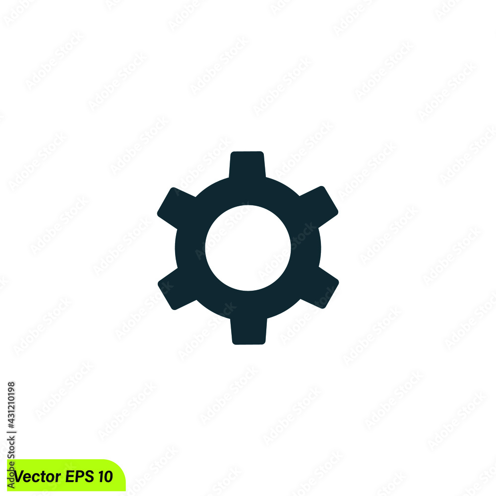 gear icon setting symbol 