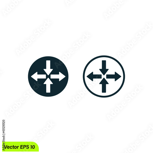 internet router icon symbol