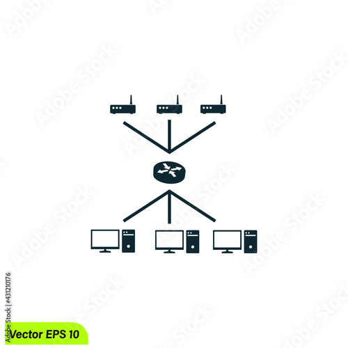 network topology simple design element