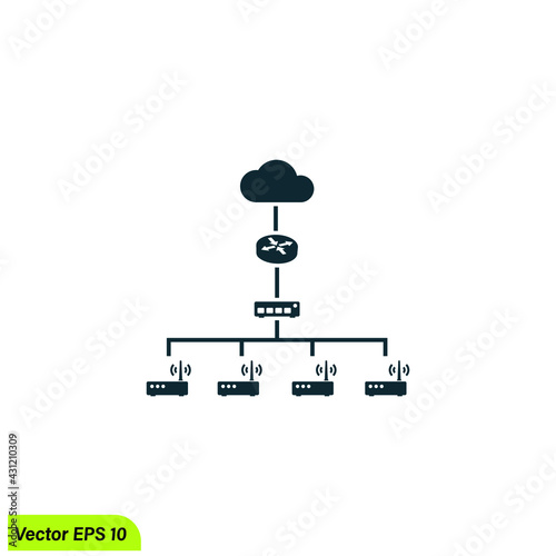 network topology simple design element