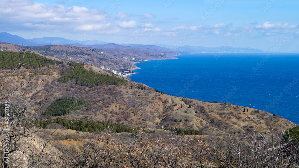 Spring mountains of Crimea